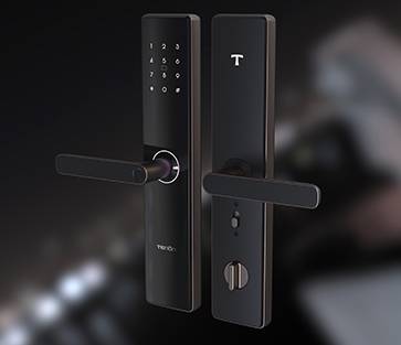 E15 Smart levier Lock Acrylic Touch Screen Smart Residential Lock